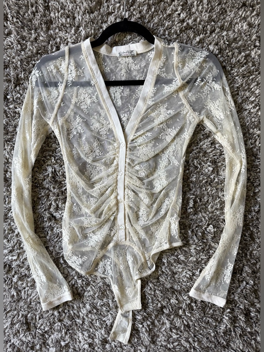 NWOT Free People Lady Luxe Bodysuit, Size S